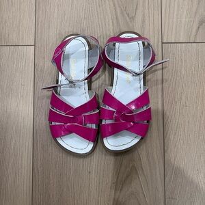 Salt Water stylish pink sandals for little girls